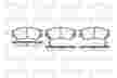 Колодки тормозные REMSA 029002 MITSUBISHI SAPPORO III