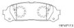 Колодки тормозные ASIMCO KD2715 TOYOTA MARKII, CHASER, CRESTA GX100