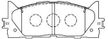 Колодки тормозные DAIHATSU 04465-33440