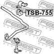 Втулка стабилизатора FEBEST TSB755 (D22) TOYOTA CELICA