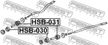 Втулка переднего торсиона FEBEST HSB030