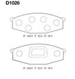 Колодки тормозные KASHIYAMA D1026 NISSAN PATROL GRI 88-97