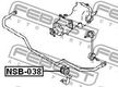 Втулка стабилизатора FEBEST NSB038