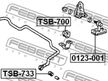 Тяга стабилизатора FEBEST 0123001 LEXUS LX450 1995-1998