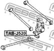 Сайлентблок FEBEST TABJ520 LEXUS ES300 1996-2001