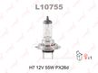 Лампа накаливания LYNXAUTO L10755 H7 12V (55W) PX26D