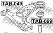 Сайлентблок FEBEST TAB099 TOYOTA GAIA 1998-2004