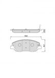 Колодки тормозные FRIXA FPH18 Перед