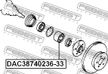Подшипник FEBEST DAC3874023633 MAZDA FAMILIA 1997-2002