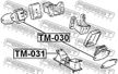 Подушка двигателя FEBEST TM031 TOYOTA LAND CRUISER 1998-2007