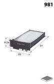 Фильтр салонный BOSCH M2120