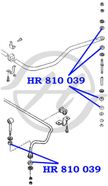 Втулка стабилизатора HANSE HR810039