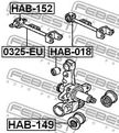 Сайлентблок HONDA 52395S5A004