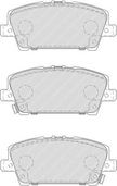 Колодки тормозные GBS GC05120DM HONDA CIVIC VII 1.8