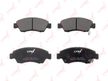 Колодки тормозные LYNXAUTO BD3407 HONDA CIVIC 2001-