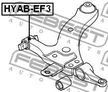 Сайлентблок FEBEST HYABEF3 HYUNDAI Sonata, Magentis
