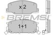 Колодки тормозные LUCAS GDB1190 TOYOTA PREVIA 90-00