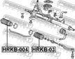 Пыльник рулевой рейки FEBEST HRKB03 HONDA ACCORD 1996-1997