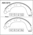 Колодки тормозные ALLIED NIPPON ABS0215 NISSAN PATROL Y60 / TOYOTA LC 80