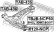 Пыльник шаровой опоры FEBEST TBJBNCP50 DAIHATSU CHARADE 2011-