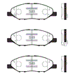 Колодки тормозные SANGSIN BRAKE SP1383 NISSAN MICRA II K11 1992-2002 / NOTE I 2005-2014