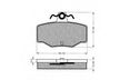 Колодки тормозные GBS GC01183D NISSAN ALMERA 00- / PRIMERA 99-01