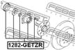 Ступица FEBEST 1282GETZR