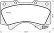 Колодки тормозные AKOK G1268TF TOYOTA LAND CRUISER 200 / LEXUS LX570 07-