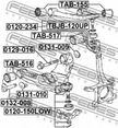 Сайлентблок TOYOTA 4865560050 TOYOTA Land Cruiser Prado