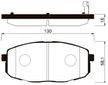 Колодки тормозные SANGSIN BRAKE SP1162 HYUNDAI i30 07- / KIA CEED 07- / CARENS 02-