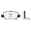 Колодки тормозные SANGSIN BRAKE SP1501 TOYOTA COROLLA IX-XI 01- / PRIUS III 09-15 / IQ (J10) 08-