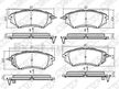 Колодки тормозные GBS GC07037DM SUBARU FORESTER 2.0 97-02