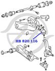 Опора шаровая HANSE HB820116