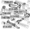 Болт эксцентрик TOYOTA 4819022040 TOYOTA Cresta