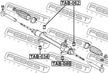 Сайлентблок FEBEST TAB062 TOYOTA COROLLA AXIO
