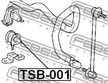 Втулка стабилизатора FEBEST TSB001 (D23) LEXUS 2003-