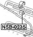 Втулка стабилизатора FEBEST NSB023S
