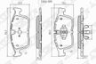 Колодки тормозные SAT ST31445985 VOLVO XC60 2015-
