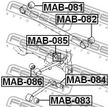 Сайлентблок FEBEST MAB084