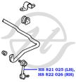 Тяга стабилизатора HANSE HS822026