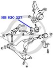 Опора шаровая HANSE HB820227