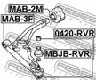 Опора шаровая FEBEST 0420RVR