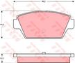 Колодки тормозные TRW GDB945 MITSUBISHI GALANT / ECLIPSE 2.0I-2.3 84-95