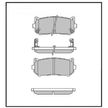 Колодки тормозные NAC 26622 KIA CARENS 00- / SHUMA I, II
