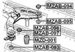 Отбойник амортизатора FEBEST MZD001