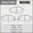 Колодки тормозные MASUMA MS2188 NISSAN PRIMERA 1990-1995, SERENA 1994-1999
