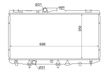 Радиатор ДВС SAT TY0001100 TOYOTA COROLLA, SPRINTER, LEVIN, TRUENO, MARINO 91-02
