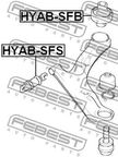 Сайлентблок HYUNDAI 5455126000 HYUNDAI Santa Fe