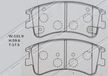 Колодки тормозные AMIWA WD3125S MAZDA 6 GG 2002-
