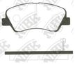 Колодки тормозные MADFIL PN0537 HYUNDAI SOLARIS 10- / CRETA 15- / KIA RIO 10- / GEELY ATLAS 16